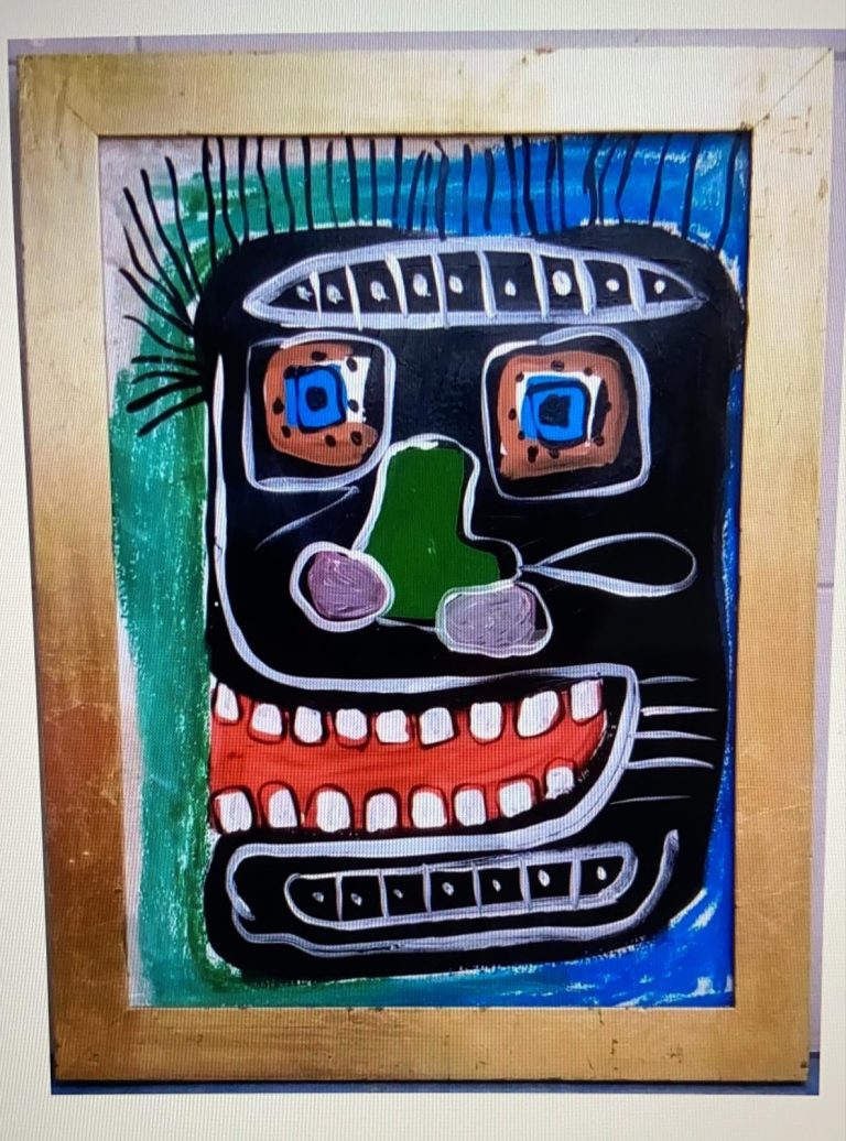 Painting CIRCA - JEAN-MICHEL BASQUIAT  for sale For Super Rich