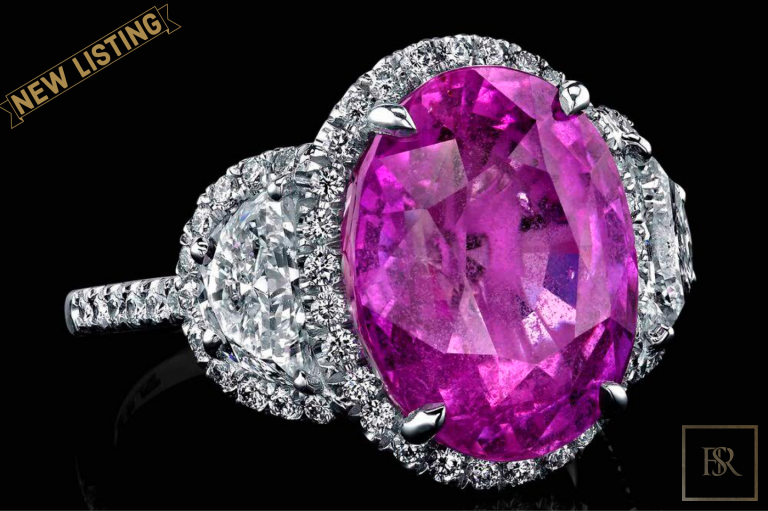 Ring 10.01ct Natural Pink Sapphire  for sale For Super Rich