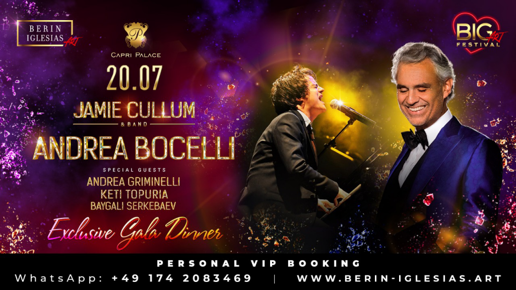 forsuperrich.website partner Berin Iglesias Art Exclusive Gala Dinner Andrea Bocelli